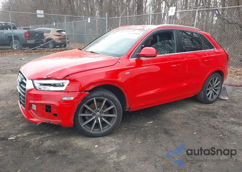2018 Audi Q3 2.0T Premium/2.0T Sport Premium z USA, uszkodzony, nr VIN WA1JCCFS6JR001277